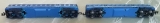 Triebwagen BR 173 + VB, DR, blau / hellgrau